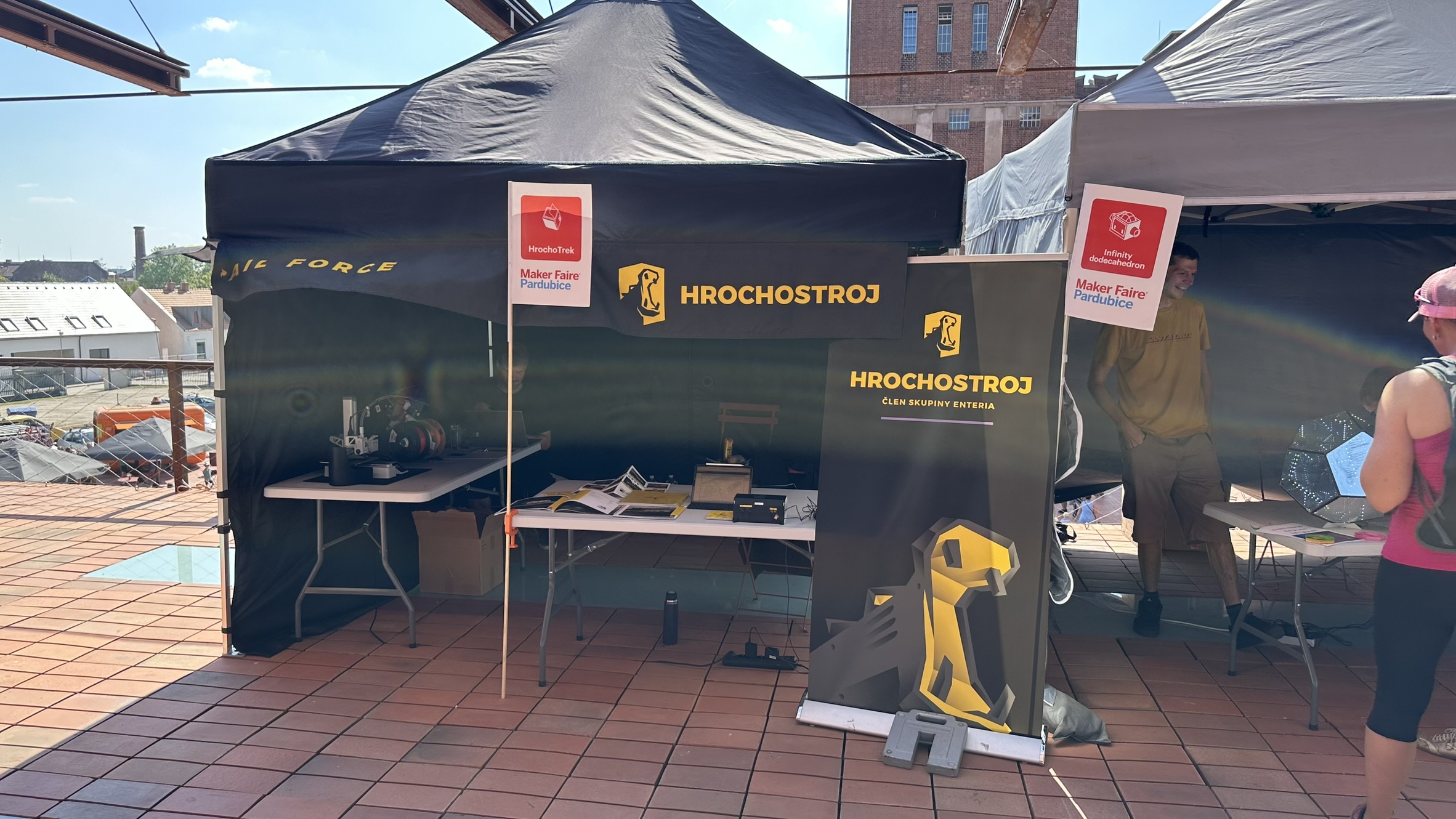  Hrochostroj představil svoji aplikaci HrochoTrek na festivalu Maker Faire