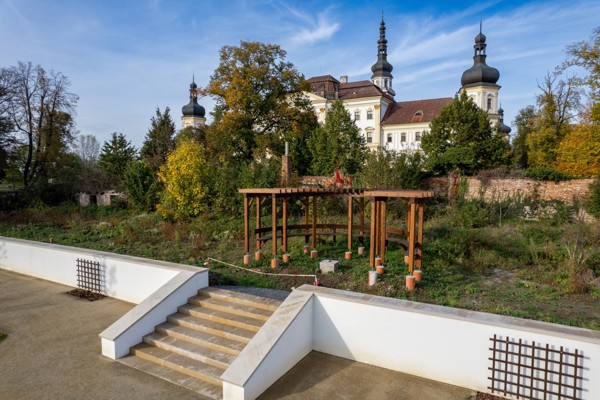 Okrasná zahrada Vojenské nemocnice Olomouc