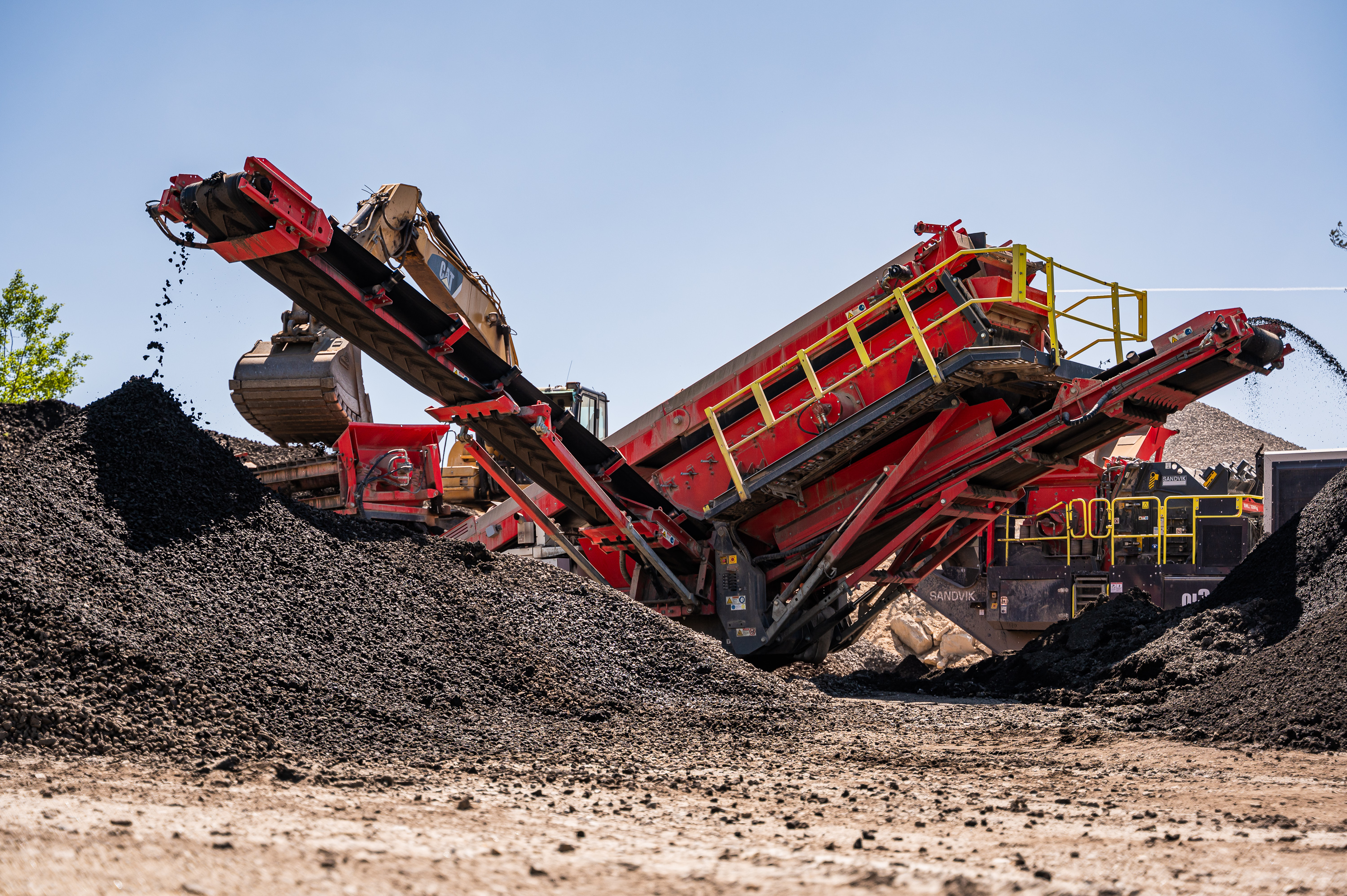 Recyklační linka Šumboru v Ořechově