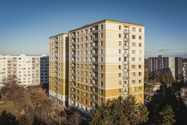 Zateplení obytného domu Erno Košťála v Pardubicích